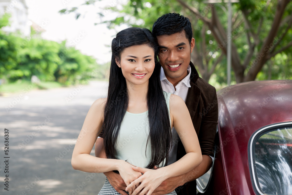 Romantics and car Romantics and car