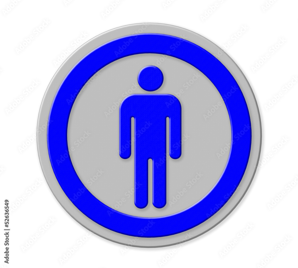 sign shows the way to the man restroom sign shows the way to the man restroom