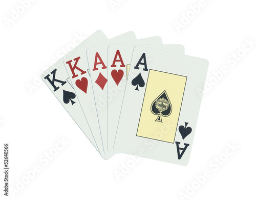 Poker, Fullhouse, Ass