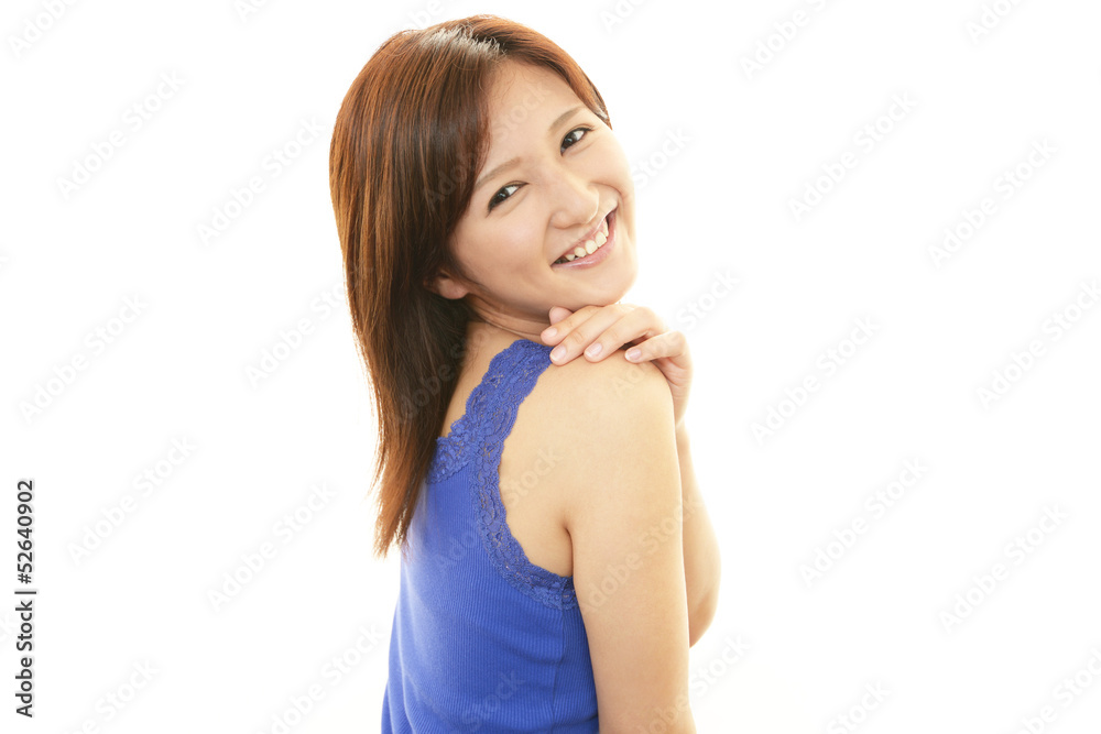 笑顔の女性 笑顔の女性