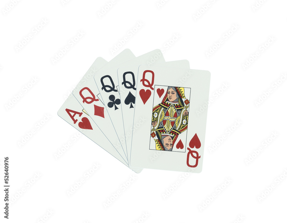Poker, Vierling, Damen