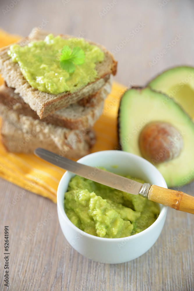 Creme aus Avocados Creme aus Avocados