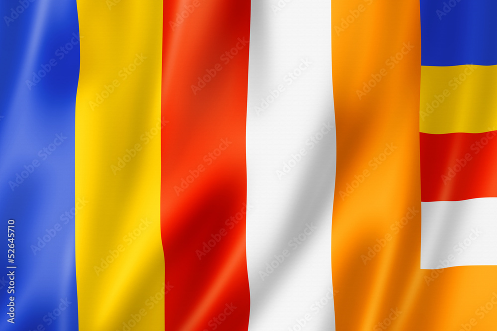 Buddhism flag Stock Illustration Adobe Stock