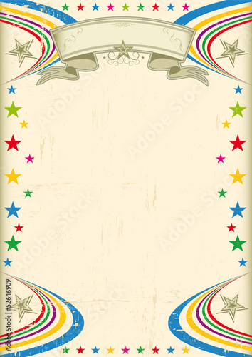 Multicolor fiesta poster