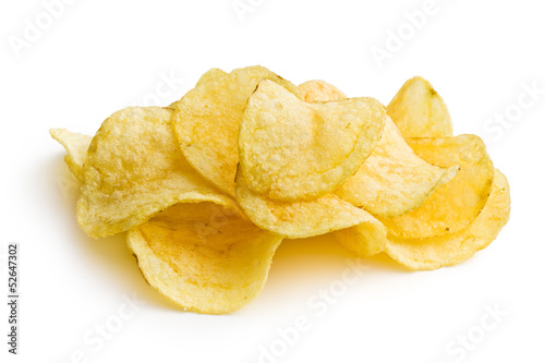 crispy potato chips photo