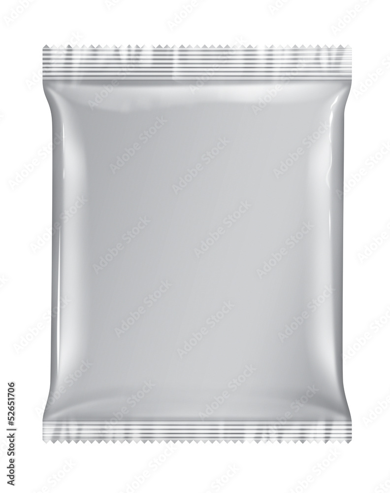 Sachet bag package white