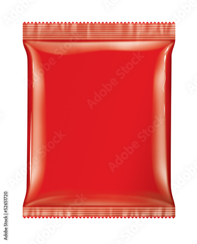 Sachet bag package Red