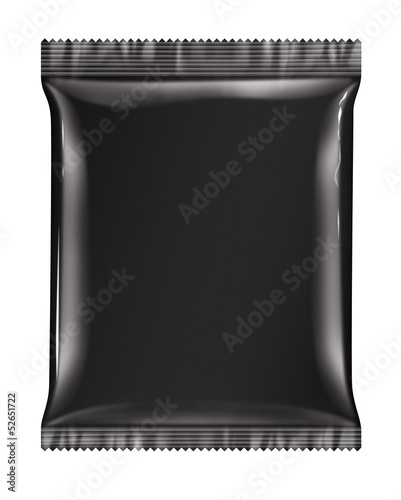 Sachet bag package black
