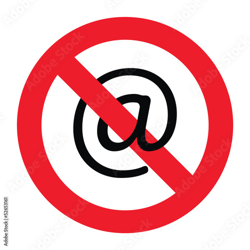 Forbidden emailing