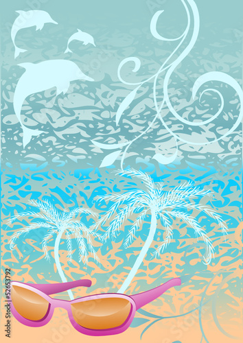 sommerlicher Hintergrund