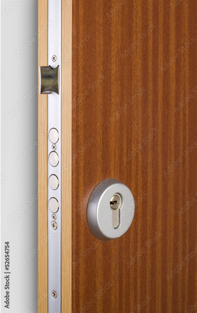 Obraz premium Wooden doors with lock 8