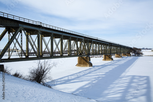 Train Bridge in Winter © Scott Prokop