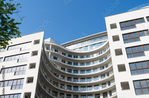 Brand new apartment block