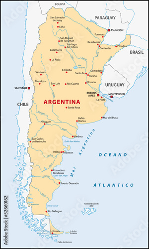 Argentina map