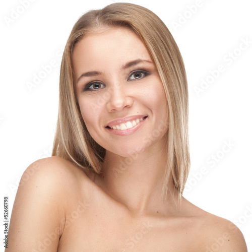 Portrait of beautiful smiling girl