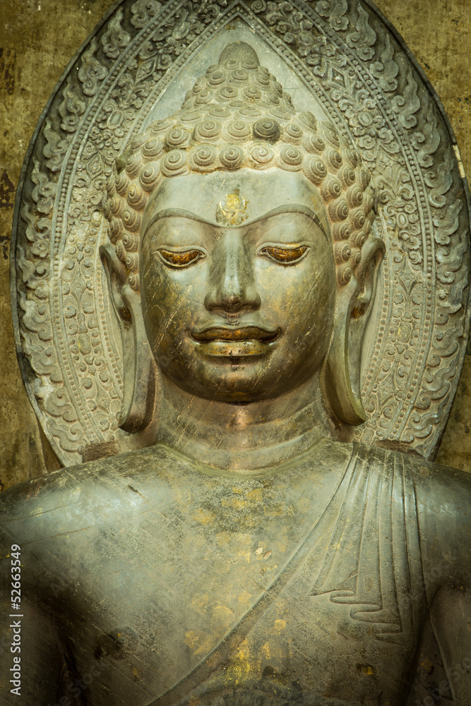 face of buddha statue