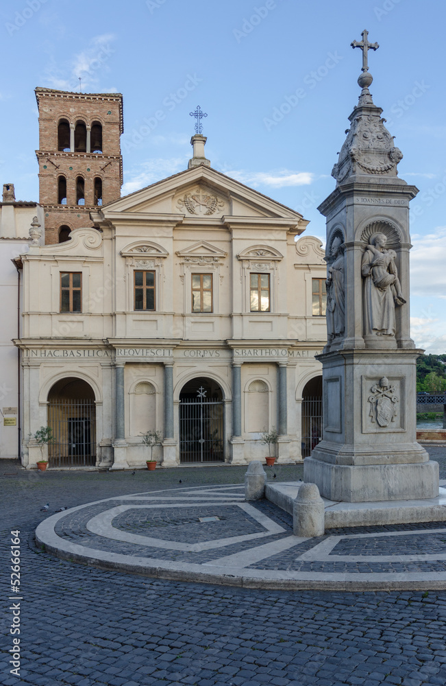 Roma, isola Tiberina, chiesa di S.Bartolomeo