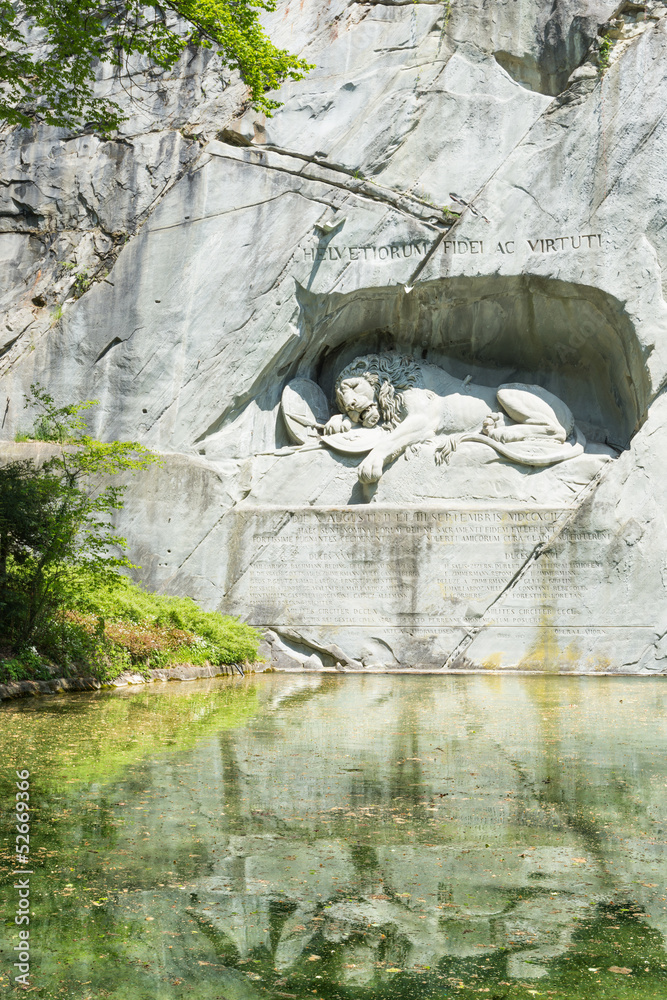 Dying lion monument in Lucerne Dying lion monument in Lucerne
