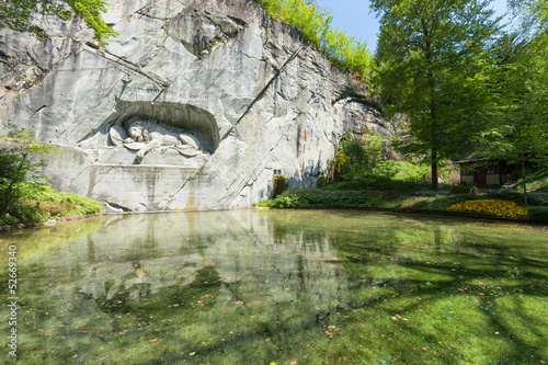 Dying lion monument in Lucerne