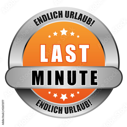 5 Star Button orange LAST MINUTE EU EU