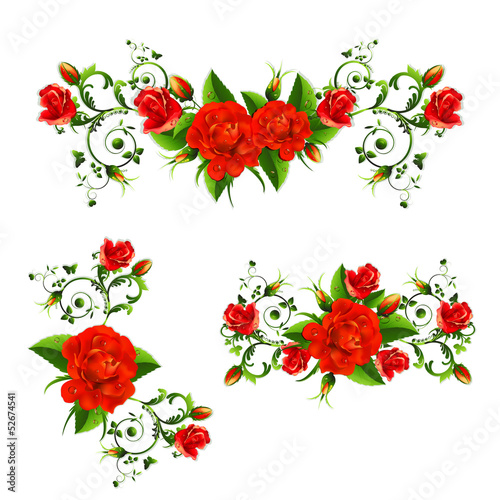 Red roses bouquet