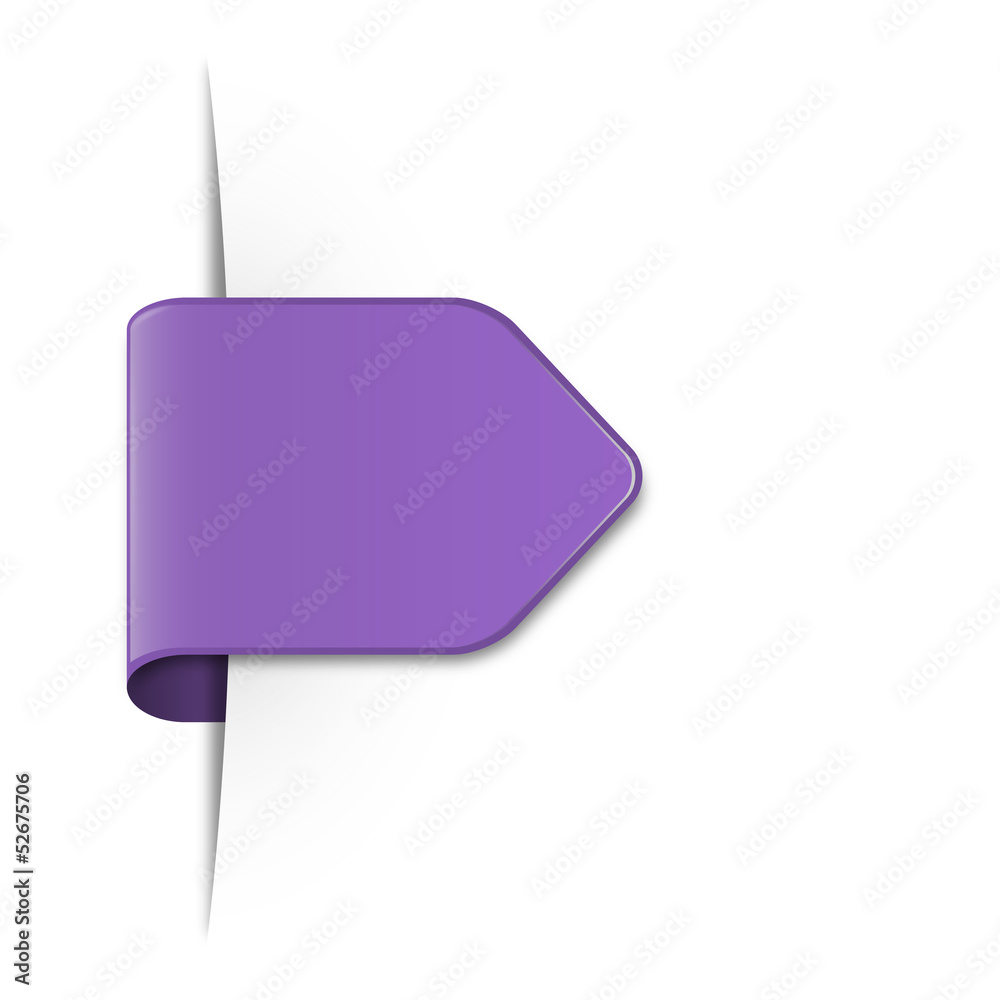 Sticker Schild violett Sticker Schild violett