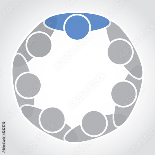 Communication together concept