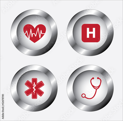 healthy icons gray