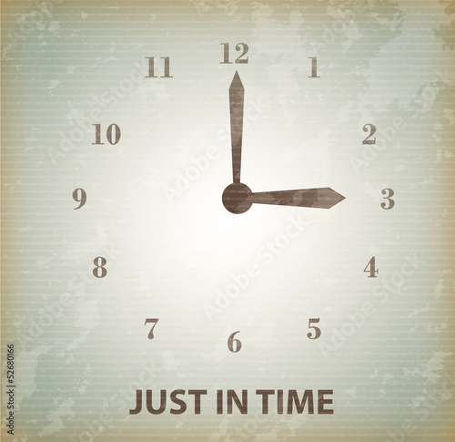 just in time