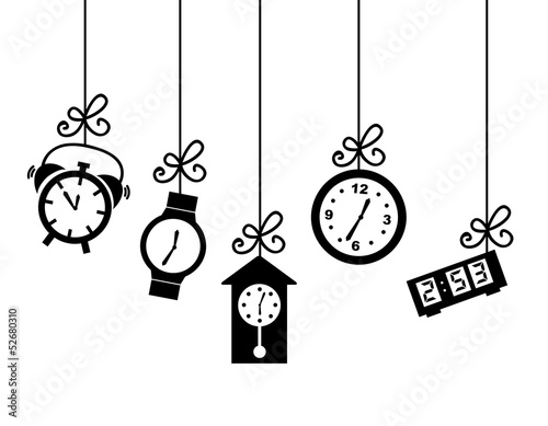 clock icons