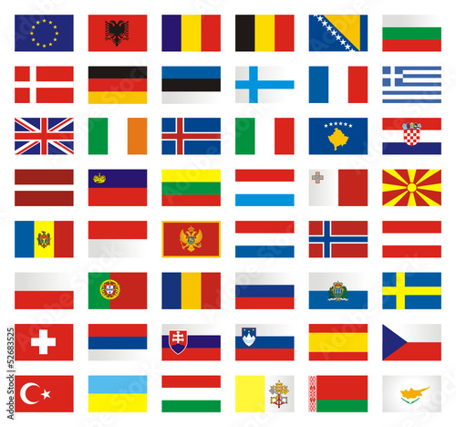 Flags Europe Set