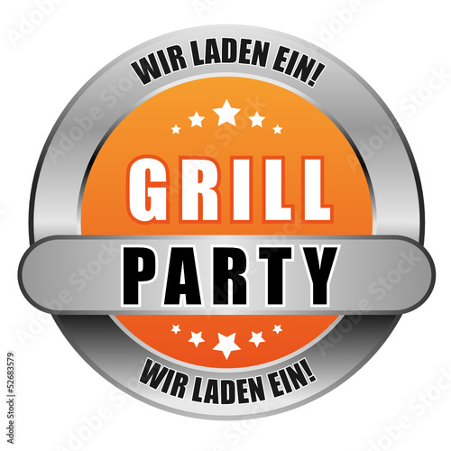5 Star Button orange GRILLPARTY WLE WLE