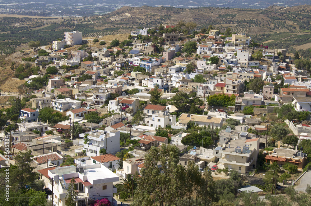 Das Dorf Kamilari auf Kreta
