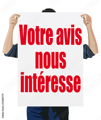 PERSONNAGE_Votre avis nous interesse