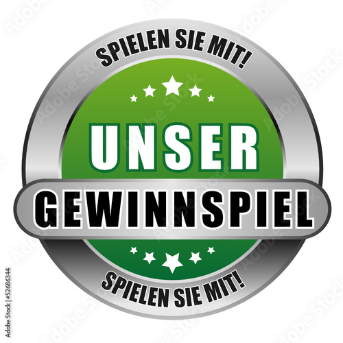 5 Star Button grün UNSER GEWINNSPIEL SSM SSM