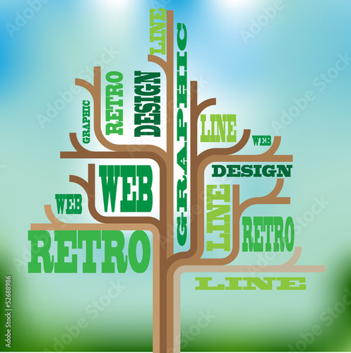 Abstract retro background