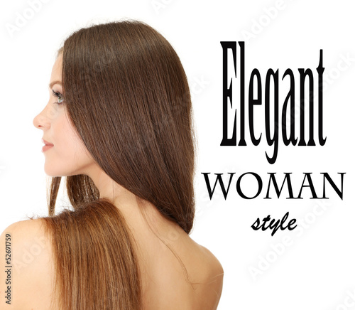 Portrait of beautiful woman...