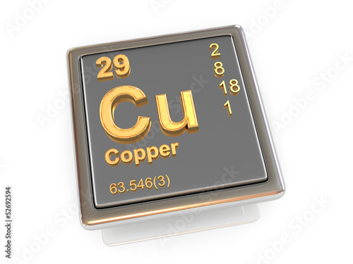 Copper. Chemical element.