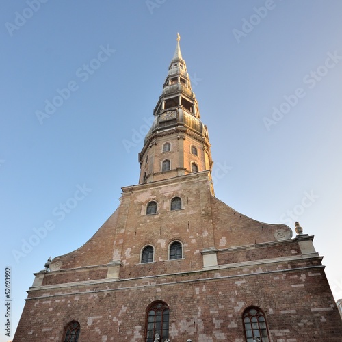 Saint Peter's church in Riga, Latvia