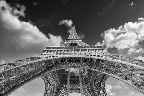 Beautiful view of Eiffel Tower in Paris © jovannig