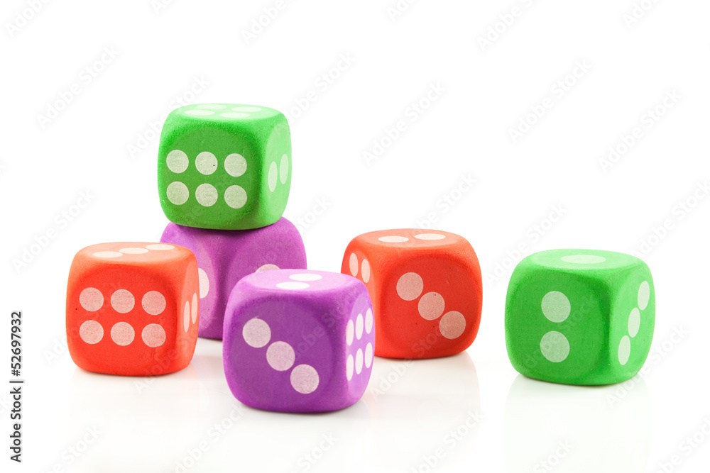 Dice. Dice.