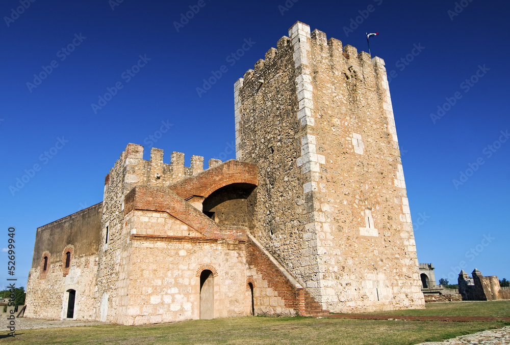 Ozama Fortress in Santo Domingo, Dominican Republic