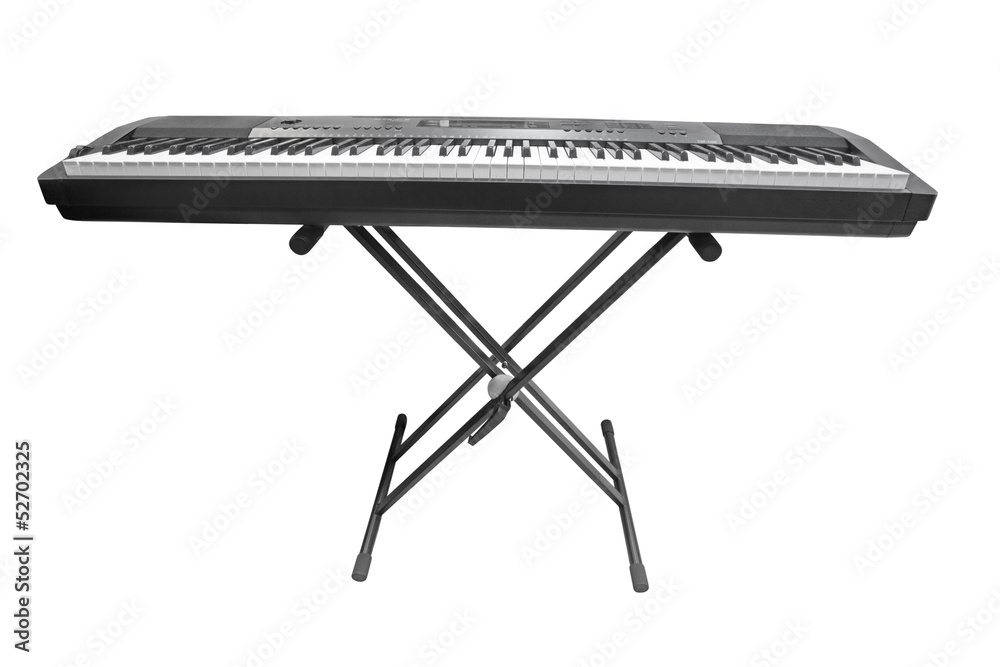 The image of an electronic synthesizer