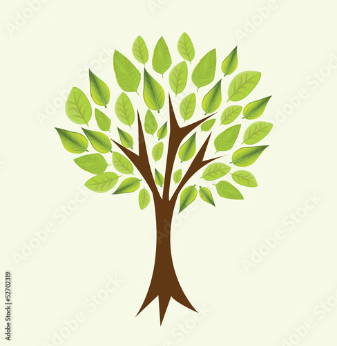 Stylized vector tree