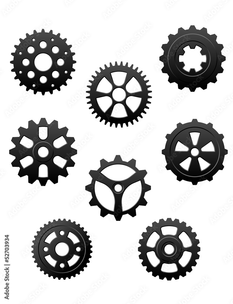 Pinions and gears set Pinions and gears set
