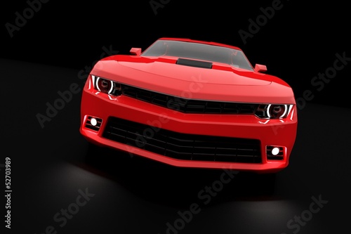 Red sport car