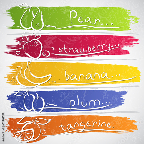 Fruit icons