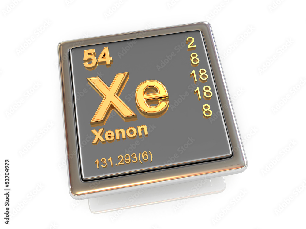 Xenon. Chemical element. Xenon. Chemical element.