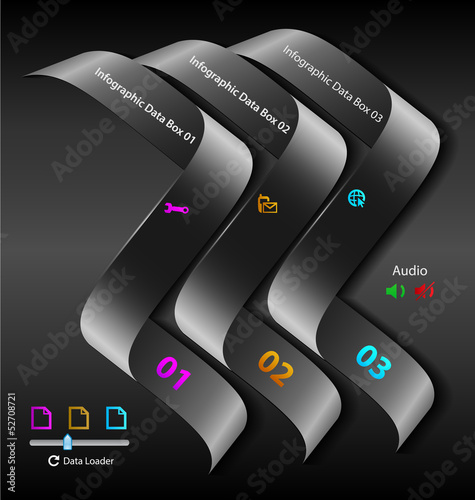 Stylized presentation,option template
