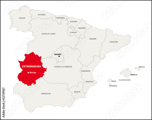 Autonome Region Extremadura  Spanien